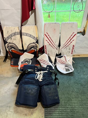 34" Regular Pro Stock Hyperlite Goalie Full Set