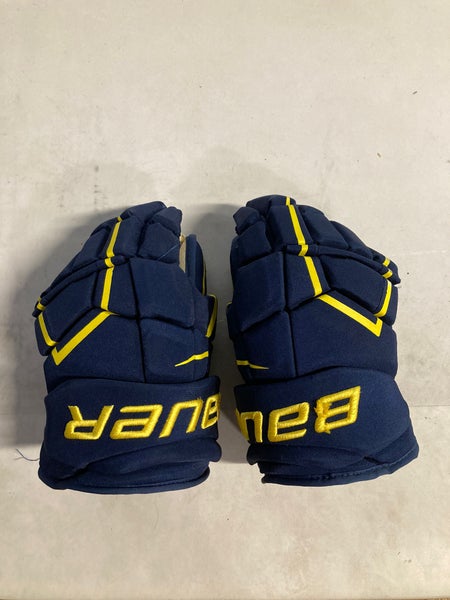 Used Bauer Supreme Ultrasonic Gloves 14" (UG998)