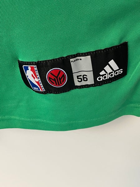 Jeremy Lin #17 New York Knicks NBA Basketball GREEN Jersey Size 56 NWT -  RARE