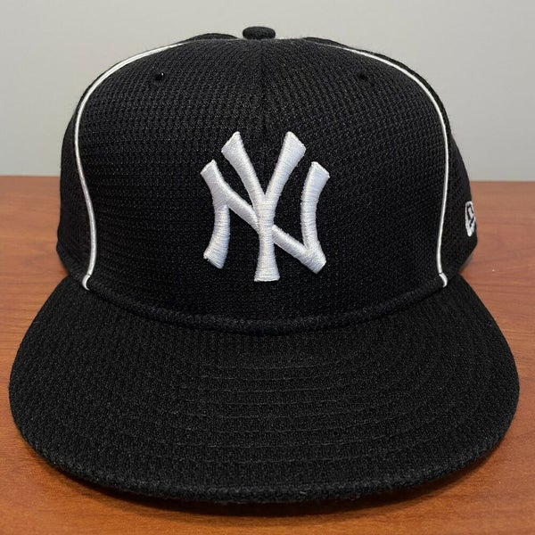 New York Yankees Hat Baseball Cap Fitted 7 1/2 New Era Red Leather Retro  Adult | SidelineSwap