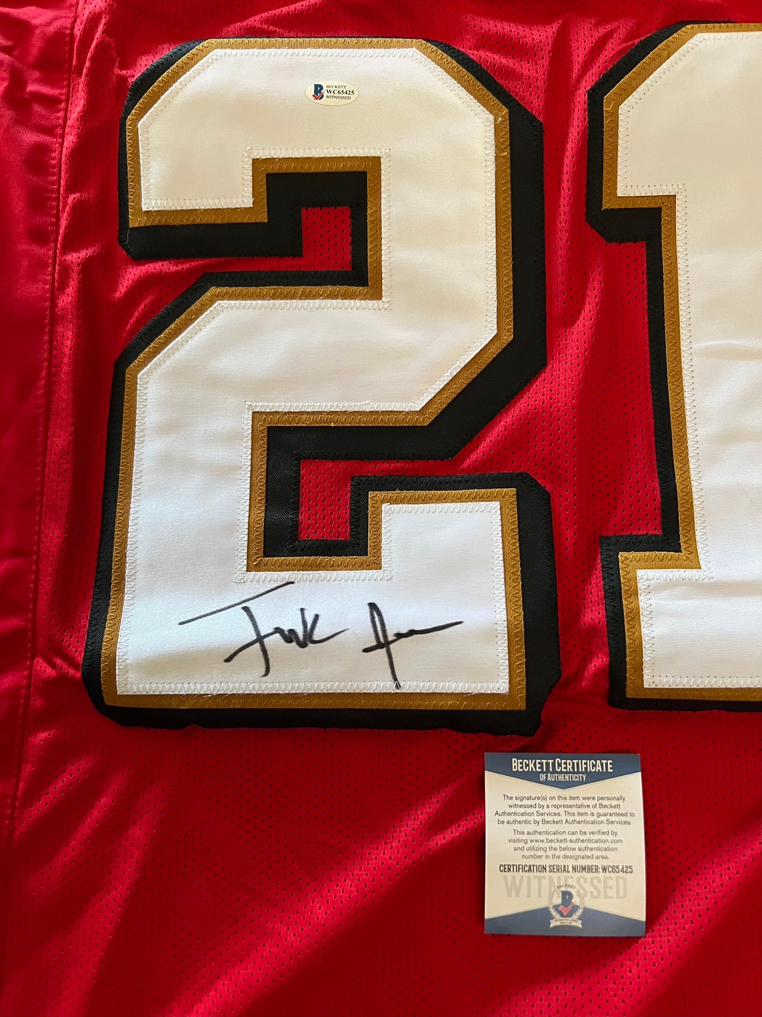 Drew Lock Signed Jersey (Beckett)