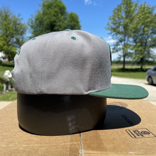 Milwaukee Bucks NBA Basketball Hat Snapback Cap Gray Green