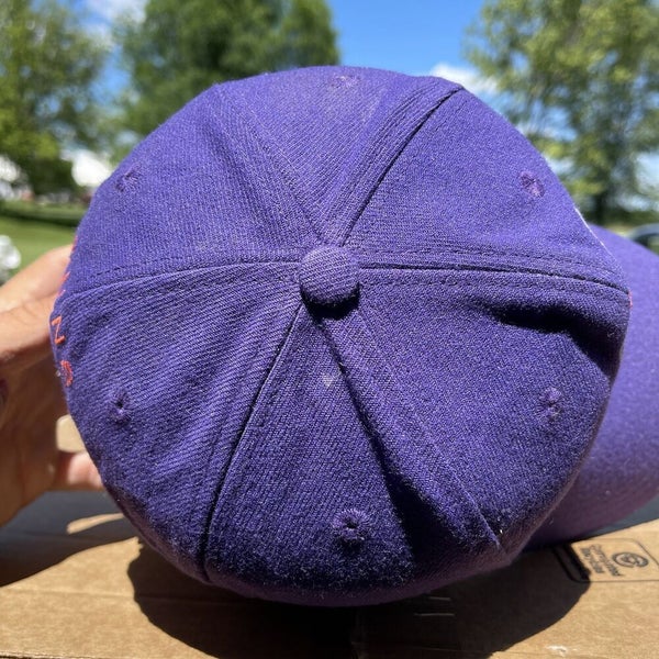 Vintage 90s Phoenix Suns NBA Basketball Hat Purple Embroidered Snapback Cap  | SidelineSwap