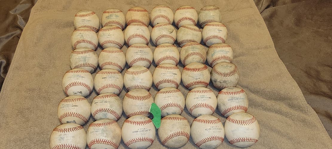 Used Rawlings Official Minor League Baseballs 36 Pack (3 Dozen)