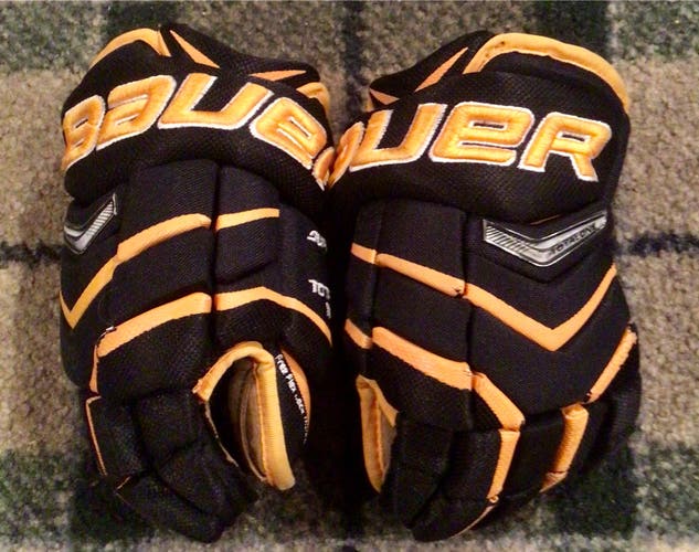 Bauer Supreme TotalOne NXG 10” black & Gold Yellow Hockey Gloves