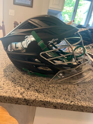 Loyola Team Issued Used Goalie Cascade XRS Helmet