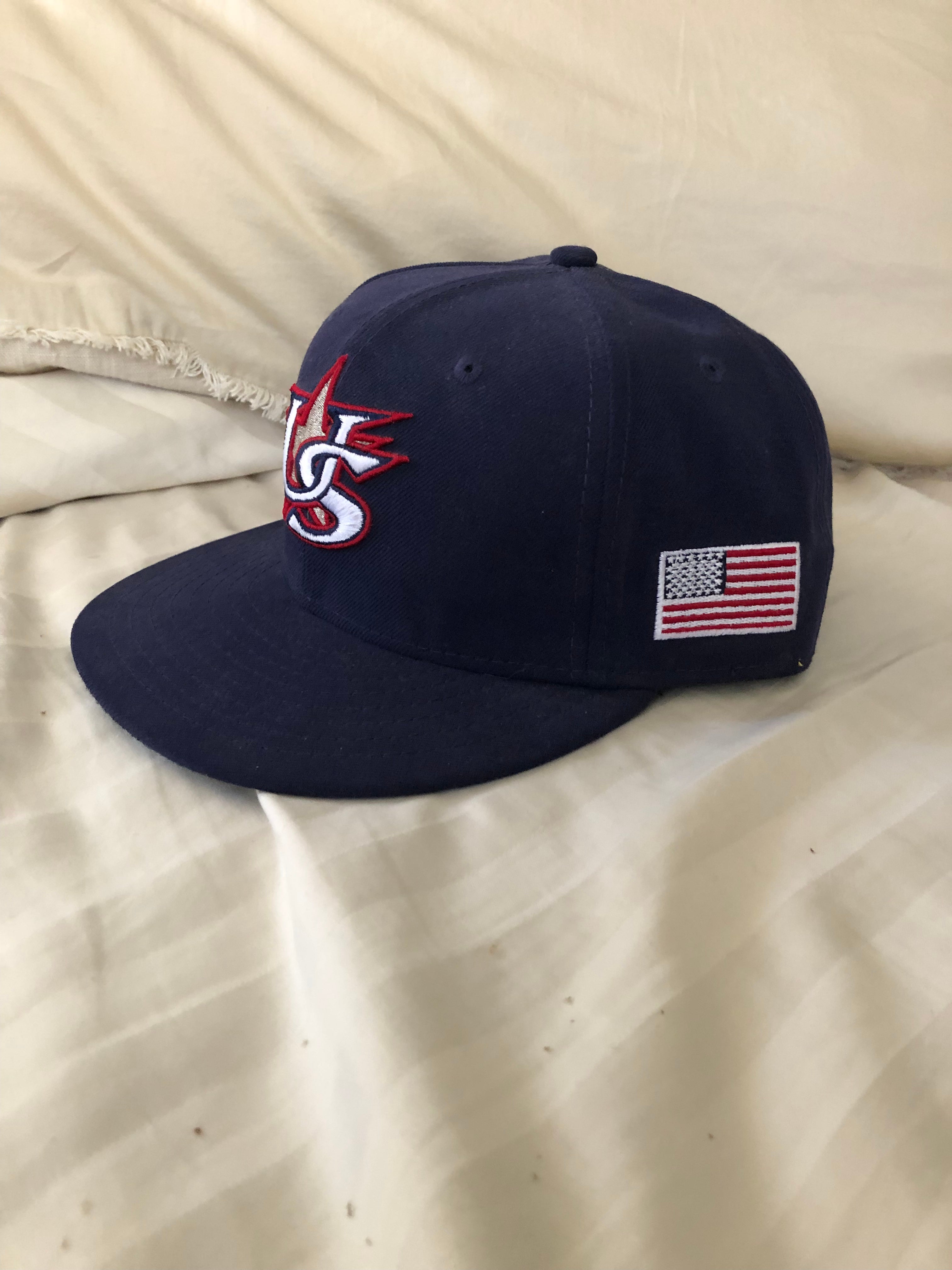United States of America WBC 7 1/8 New Era Fitted Hat