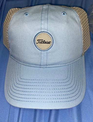 Blue New One Size Fits All Titleist Hat