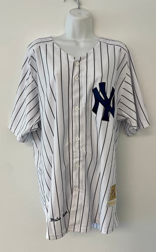 New with Tags Vintage Mitchell & Ness BABE RUTH NY Yankees Jersey Size 54