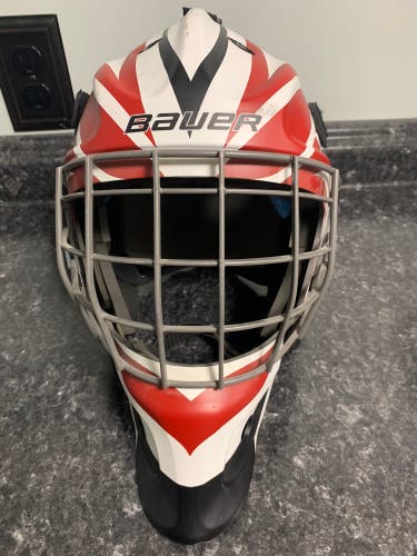 Used Bauer NME 5 Goalie Mask