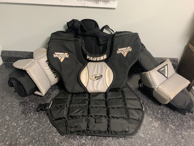 Used Large Vaughn Goalie Chest Protector