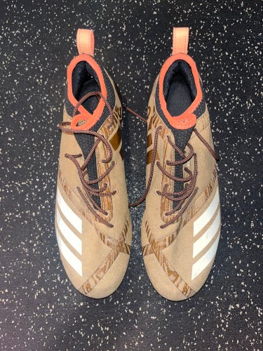 Brown Men's Molded Cleats Adidas Cleats