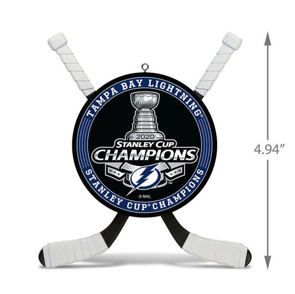 Hallmark NHL Tampa Bay Lightning 2021 Stanley Cup Champions Hockey Ornament