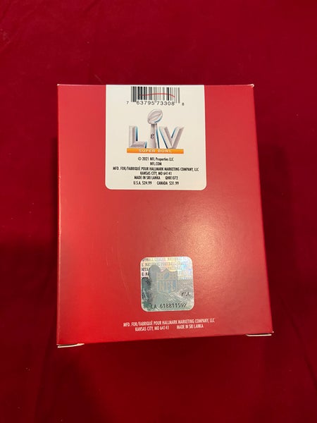 2021 Super Bowl LV Champions Tampa Bay Buccaneers Ornament, QHR1072