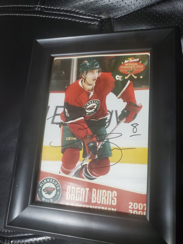 Brent Burns Minnesota Wild Signed Framed Photo Card