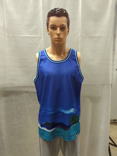 Pink Dolphin Basketball Jersey L