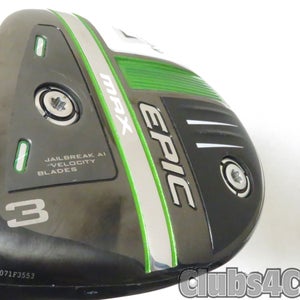 Callaway Epic MAX Fairway 15°  3 Wood Project X Cypher Fifty 5.0 Regular LEFT LH