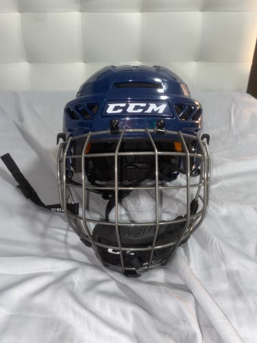 New Navy blue Small CCM FL90 Helmet - Cage combo