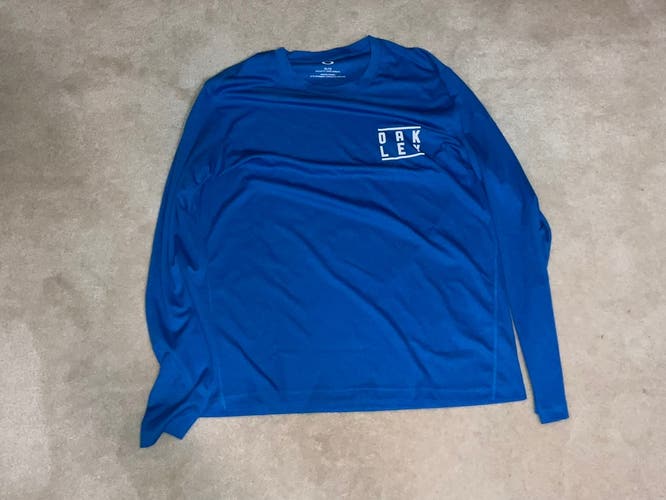 Blue Used XL Oakley Shirt