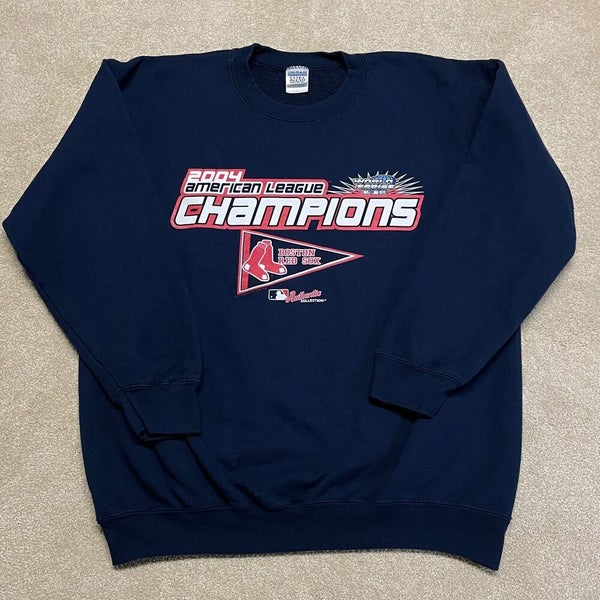 Boston Red Sox Sweatshirt Men XL Adult Gray MLB Baseball Crewneck Pullover  USA