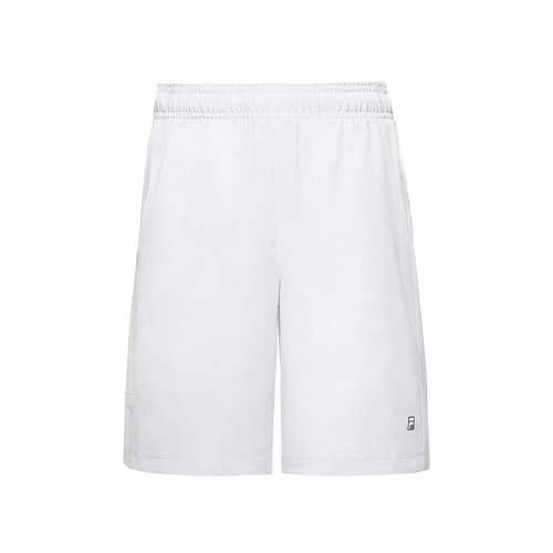 Fila Core White 6in Boys Tennis Shorts