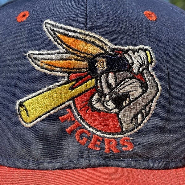 Vintage 1993 Detroit Tigers Looney Tunes Bugs Bunny RARE Snapback Hat Cap  MLB