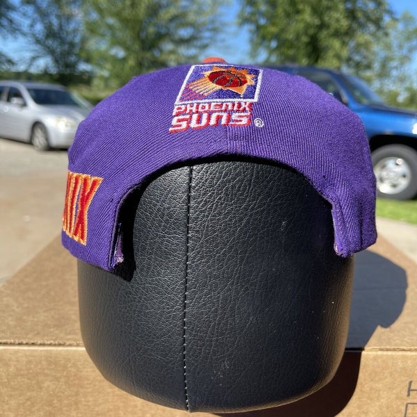 Vintage Phoenix Suns AJD Big Logo Sidewave Script Spellout 90s Snapback Hat  Cap | SidelineSwap
