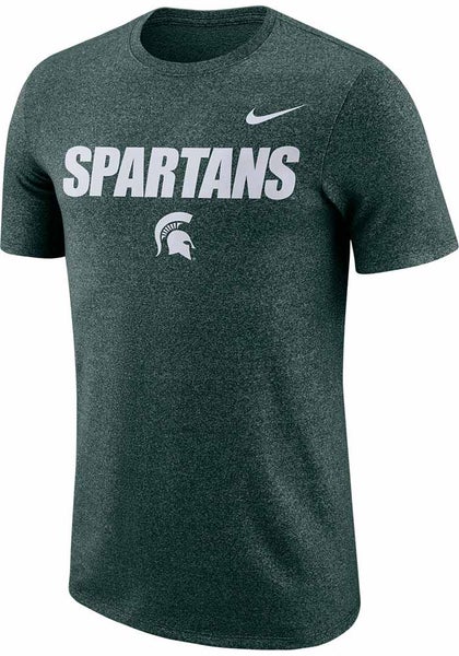 NWT men's XXL MSU michigan state spartans Nike marled logo tee/t-Shirt |  SidelineSwap