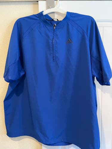 Mens Adidas 1/4 zip cage jacket