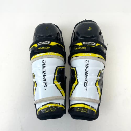 Used Bauer Supreme 2s Pro Shin Guards | 12" | #D9