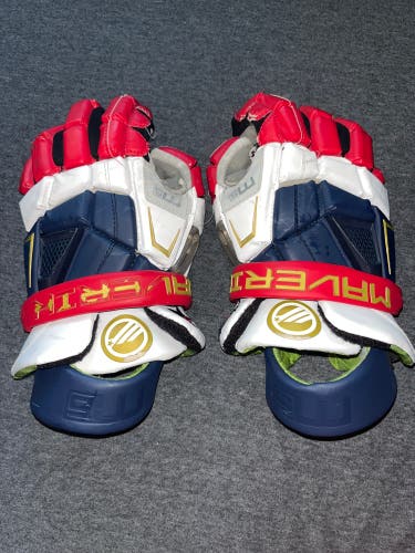 Used Player's Maverik 13" M5 Lacrosse Gloves