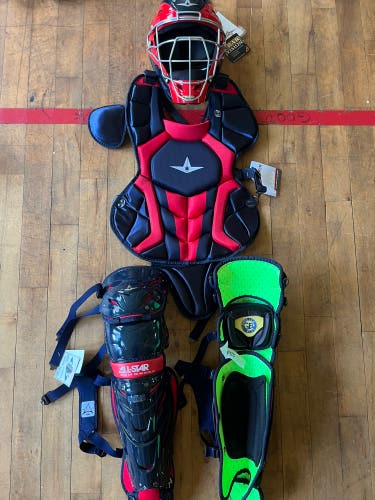 New All Star System 7 Axis Catcher's Set CPCC1216S7X