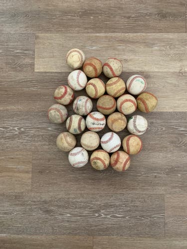Used  24 Pack (2 Dozen) Baseballs