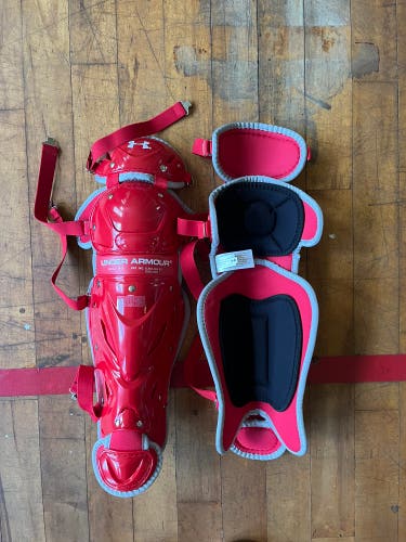 New Under Armour Catcher's Leg Guard UALG2-JRVS