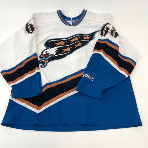 Mint Condition - Washington Capitals Screaming Eagles Jagr #68 CCM Jersey | Size Large