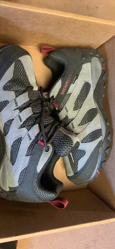 Merrell alverstone waterproof hiking shoes mens size 7w brand new