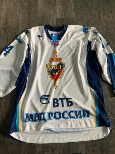 08-09 KHL HK MVD Game worn Jersey #44