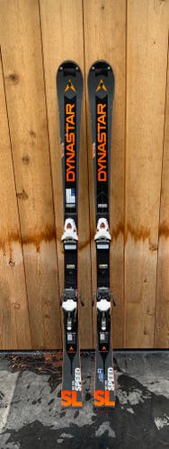 Used 2019 Dynastar Racing Speed WC FIS SL Skis With Bindings