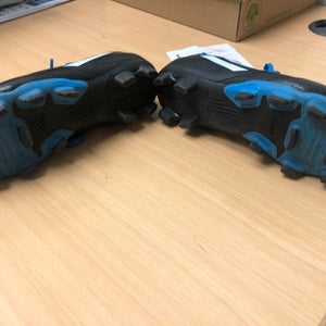 Blue Unisex  Adidas Cleats Kids Size 13