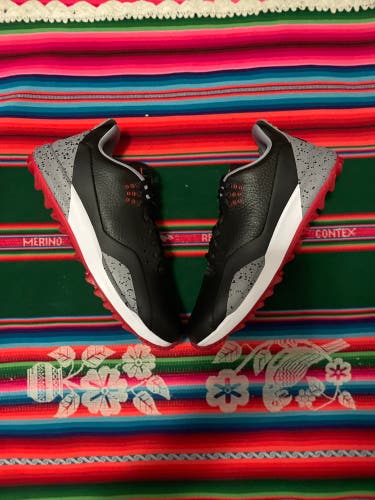 Jordan ADG 3 Black Cement Grey Red White Golf Shoes CW7242-001, Men's Size 8