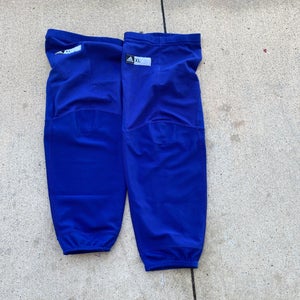 Used Royal Blue Colorado Avalanche Adidas Anti Cut Practice Socks XL