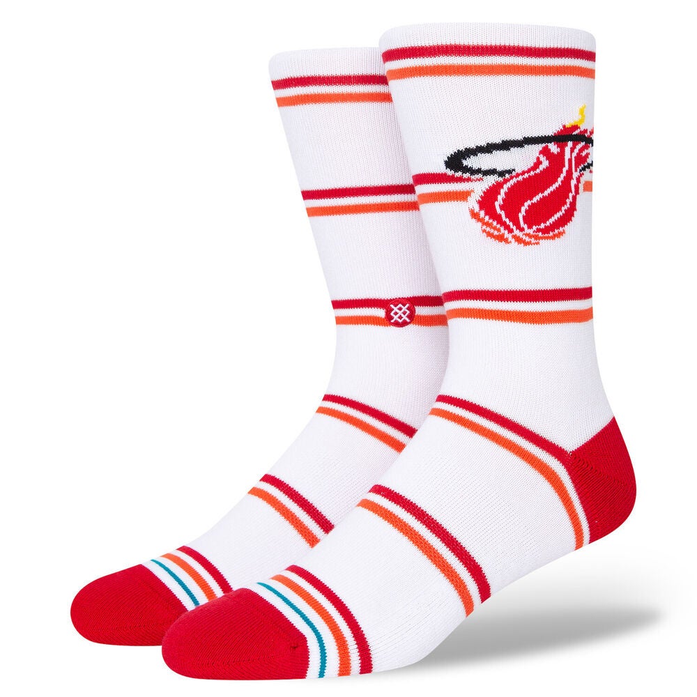 Stance Adult Miami Heat Fader Socks, Men's, Wash