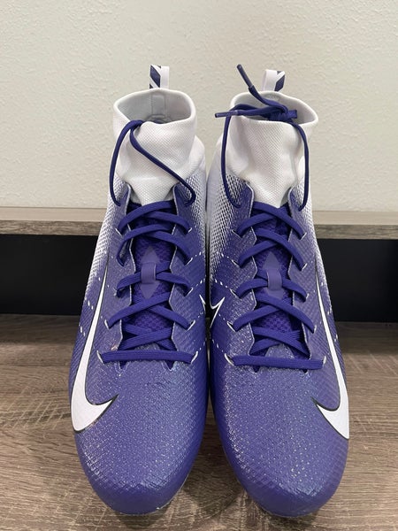 Nike Men's Vapor Untouchable Pro 3 White Purple Football Cleats