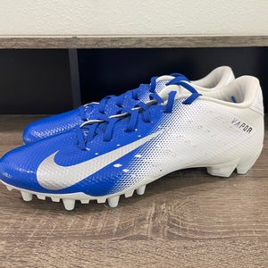 Size 13 Nike Vapor Untouchable Speed 3 Football Cleats Blue White 917166-105