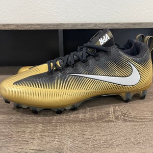 Nike Vapor Untouchable Pro Football Cleats Black Gold Men’s Size 14 - 839924-720