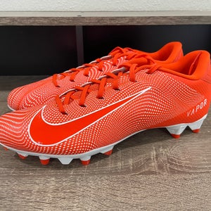 Nike Vapor Edge Team Football Cleats Men's Size 13 Orange CZ2606-800 RARE
