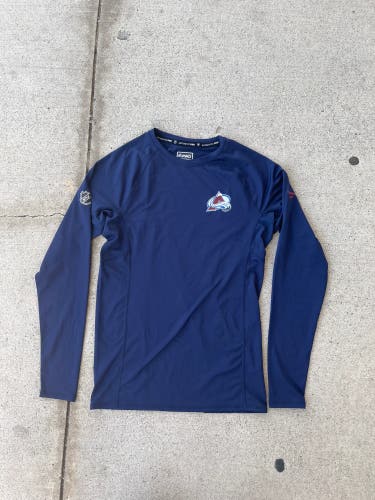 New Colorado Avalanche Player Issued Blue Large Compression Shirt