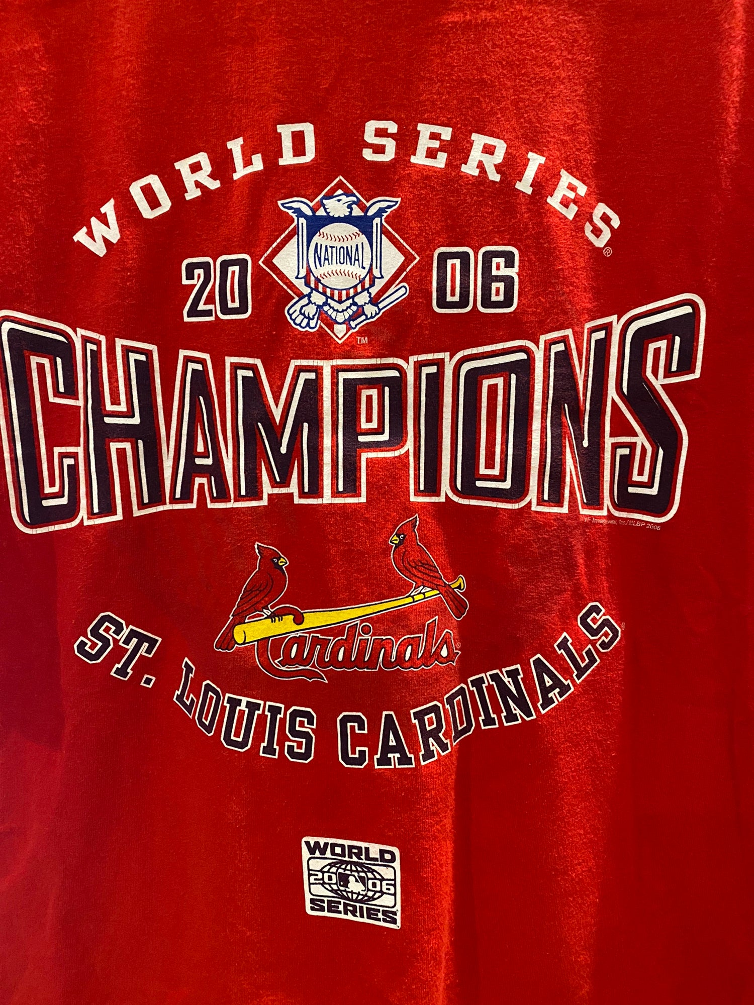 90s St. Louis Cardinals 1996 World Series Division Champions t-shirt Medium