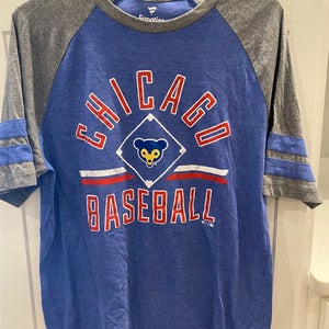 CHICAGO CUBS MENS OLD SCHOOL SHIRT (M)