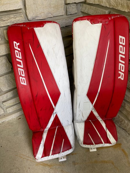 Used 31" Bauer Supreme 3S Goalie Leg Pads